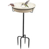 28inch Freestanding Bird Bath/Feeder Bowl