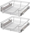 2pc Wire Pull Out Cupboard Baskets