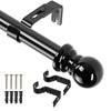 76cm-110cm Black Curtain Rod and Fittings