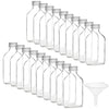 20pc Mini 100ml Glass Flask Bottles