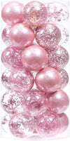 30pc Shatterproof Baubles- Various Colours