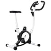 Exercise Bike with Belt Resistance Black VIDA-XL