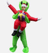 Inflatable Green Alien Costume- Large Generic