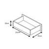 High Gloss 4 Drawer Dressing Table