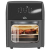 12L Air Fryer Oven with 8 Preset Modes Rapid Air Circulation 1800W Grey