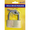 50mm Brass Padlock With 3 Keys Marksman